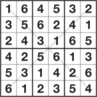Sudoku-X example