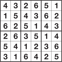 Sudoku example